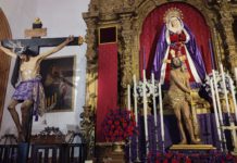 La Cofradía de Ntro Padre Jesús Amarrado a la Columna y la Virgen de la Veracruz celebran cultos esta semana