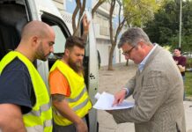 Comienzan los trabajos de renovación del 20% del alumbrado público en Puente Genil