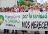 Puente Genil, presente en la multitudinaria manifestación por la sanidad pública, llevada a cabo hoy en Córdoba