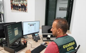 Las Guardia Civil desarticula una Operación que ha ejecutado estafas y blanqueo de capitales