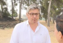 El alcalde explica la afectación del incendio en El Pinar de San Rafael
