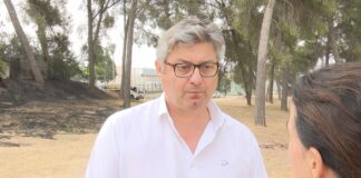 El alcalde explica la afectación del incendio en El Pinar de San Rafael