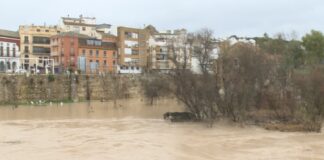 El río Genil una de las dos cuencas más afectadas por las borrascas