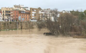 El río Genil una de las dos cuencas más afectadas por las borrascas