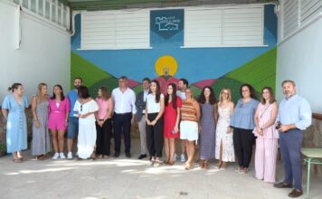 El delegado territorial de Educación visita el CEIP Castillo Anzur por las obras de renovación de la cubierta del centro